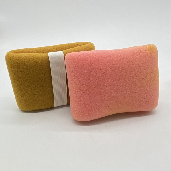 Factory Wholesale Soft Handhold Shower Sponge Skin-friendly Cotton for Baby Massage Bath