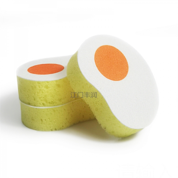 Egg dishwashing sponge