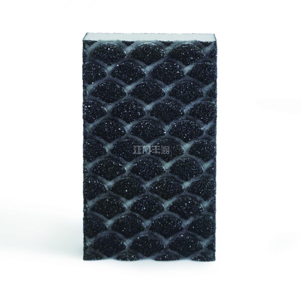 Black frosted sponge wipe