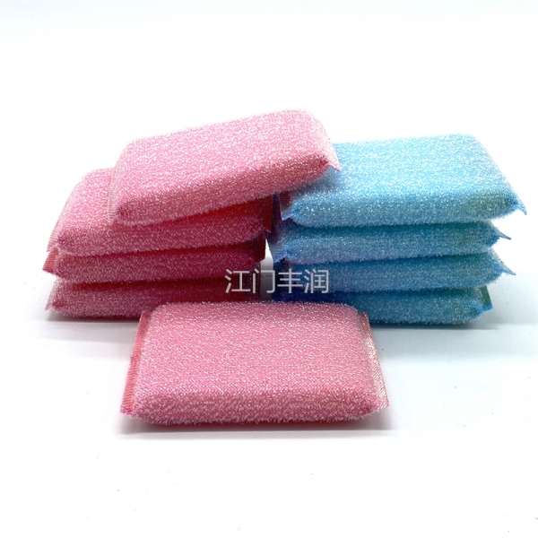 Thick scrubbing king gold and silver onion cloth cleaning sponge wipe