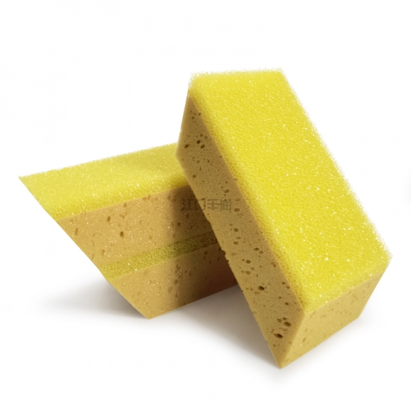Epoxy color sand grout cleaning sponge